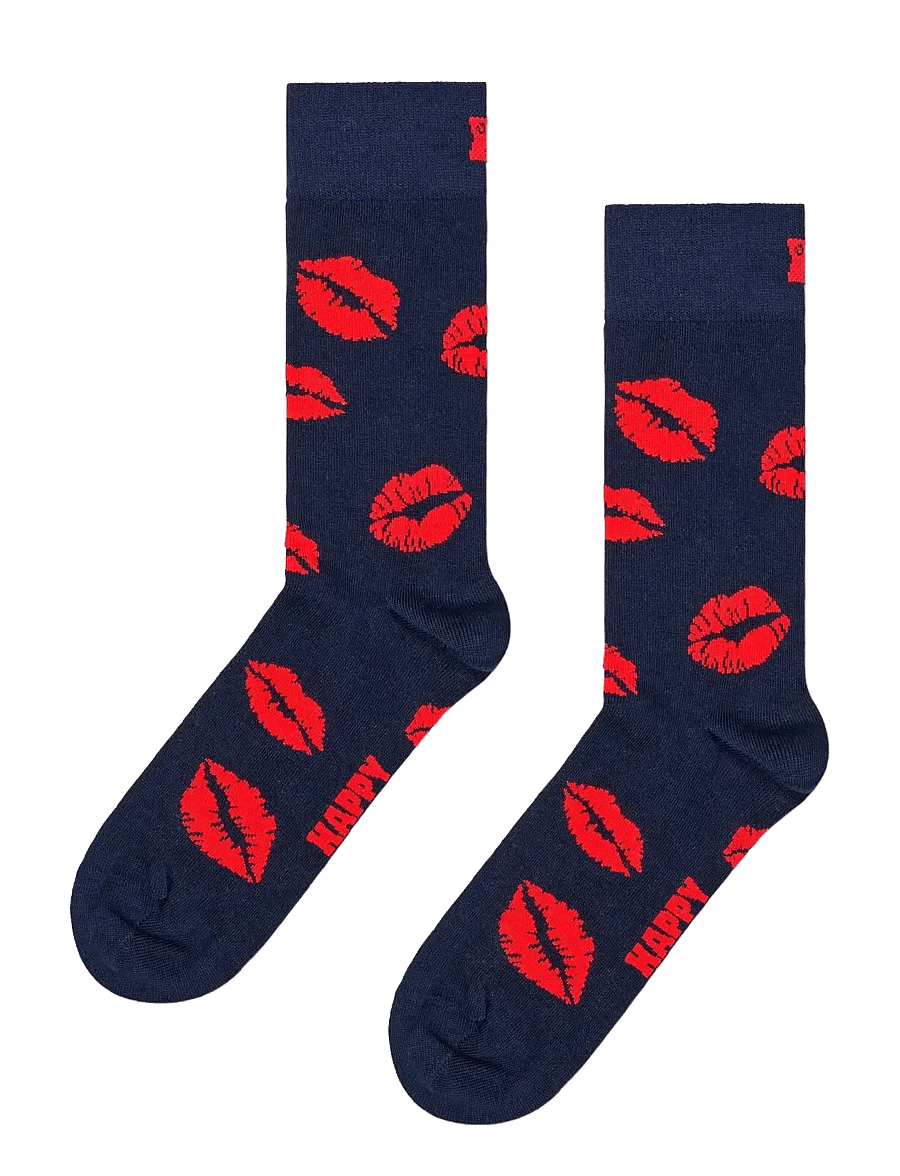 Happy Socks - 2-Pack Valentine’s Socks Gift Set - vanliga strumpor - blue - 2