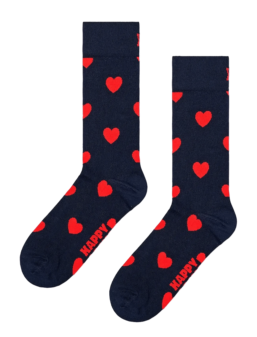 Happy Socks - 2-Pack Valentine’s Socks Gift Set - vanliga strumpor - blue - 3