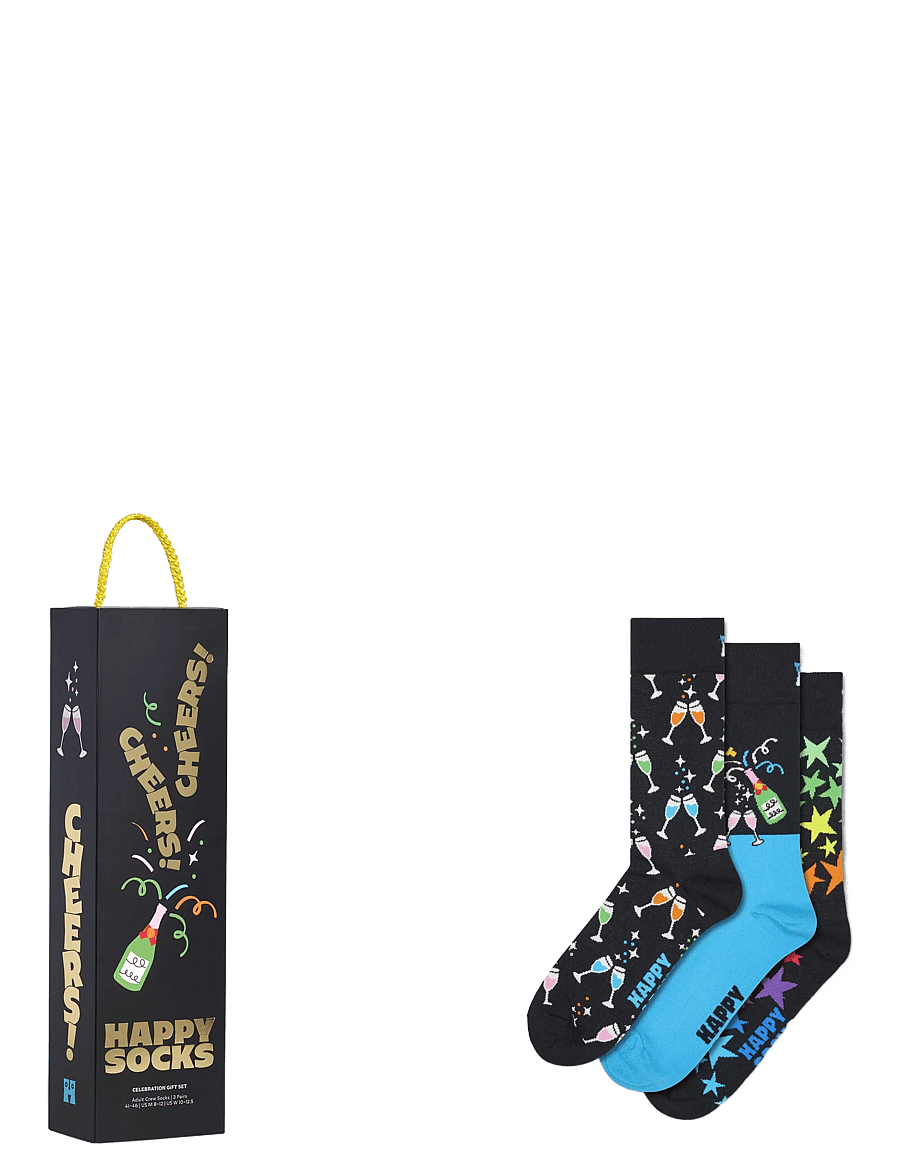 Happy Socks - 3-Pack Celebrations Socks Gift Set - black - 0