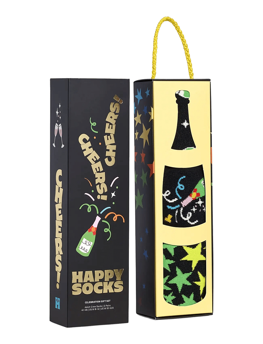 Happy Socks - 3-Pack Celebrations Socks Gift Set - black - 1