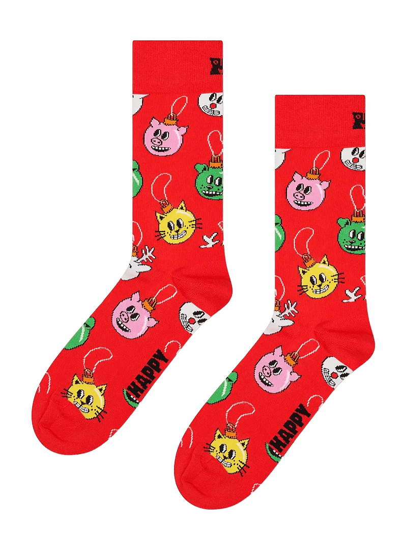 Happy Socks - 1-Pack Holiday Pig Sock Gift Set - crew-socken - pink - 2