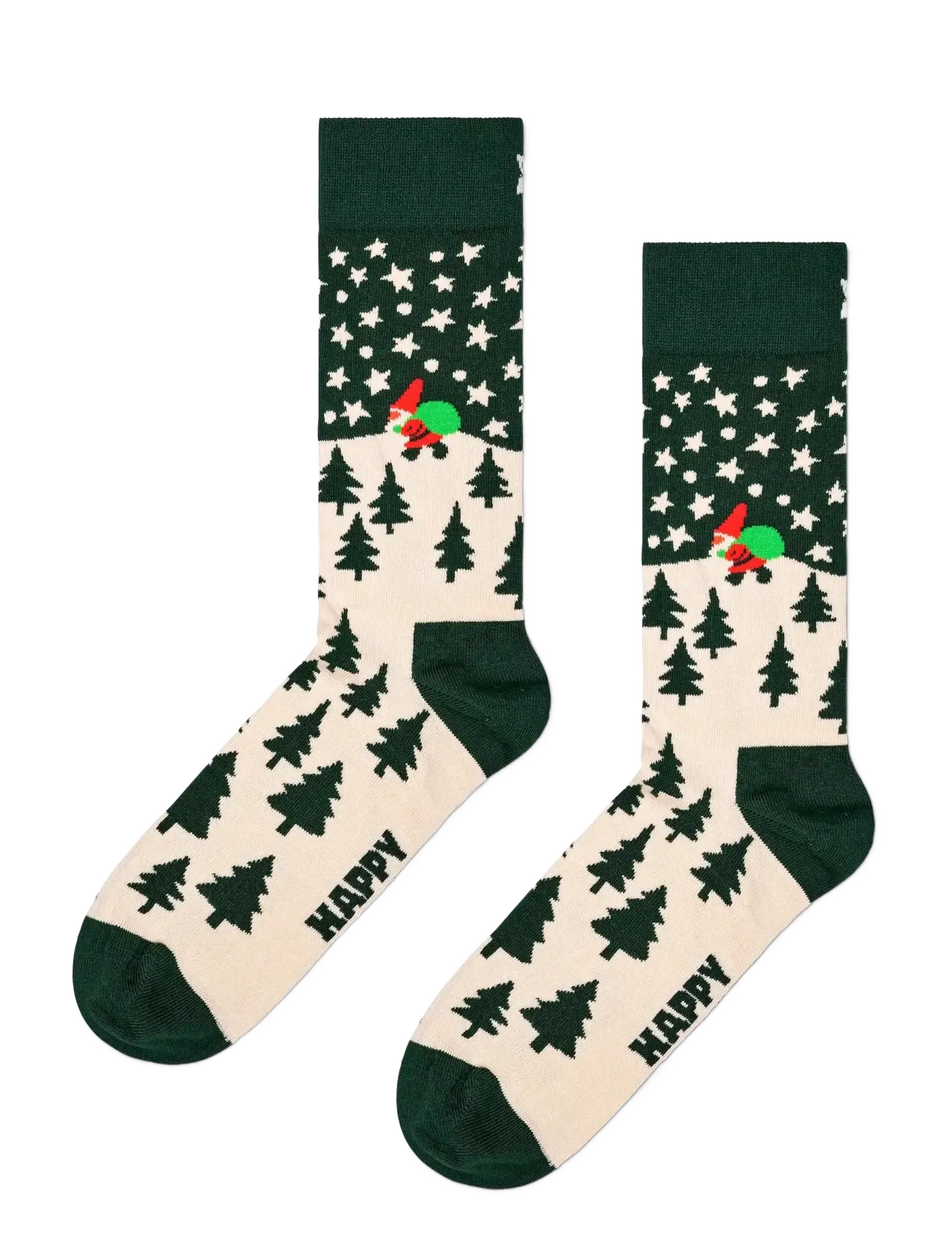 Happy Socks - 1-Pack Snow Globe Sock Gift Set - sokker - dark green - 2