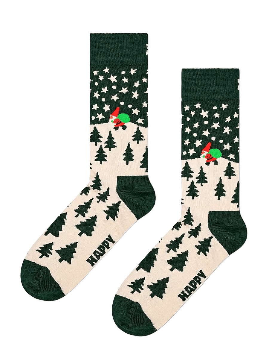 Happy Socks - 1-Pack Snow Globe Sock Gift Set - sokker - dark green - 2