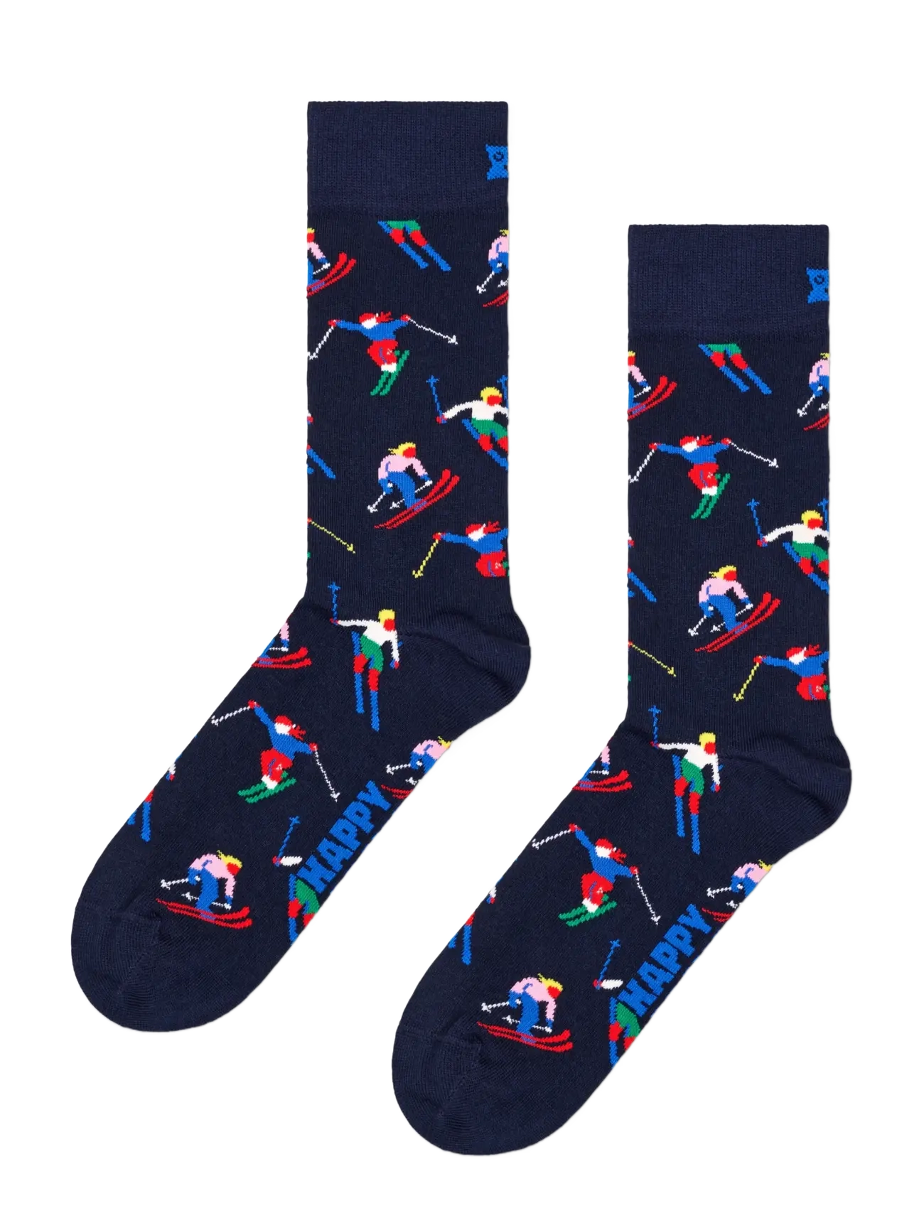 Happy Socks - 2-Pack Winter Sports Socks Gift Set - vanliga strumpor - white - 2
