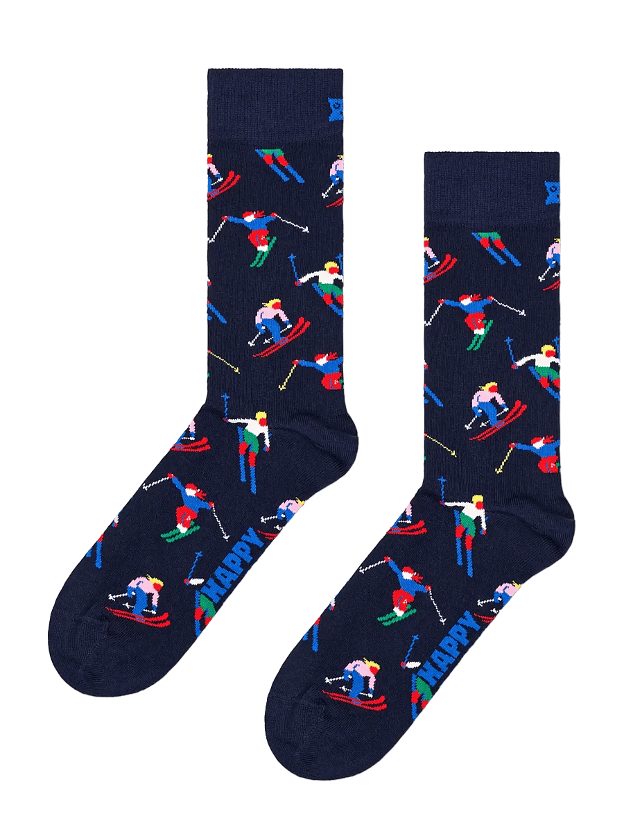 Happy Socks - 2-Pack Winter Sports Socks Gift Set - vanliga strumpor - white - 2