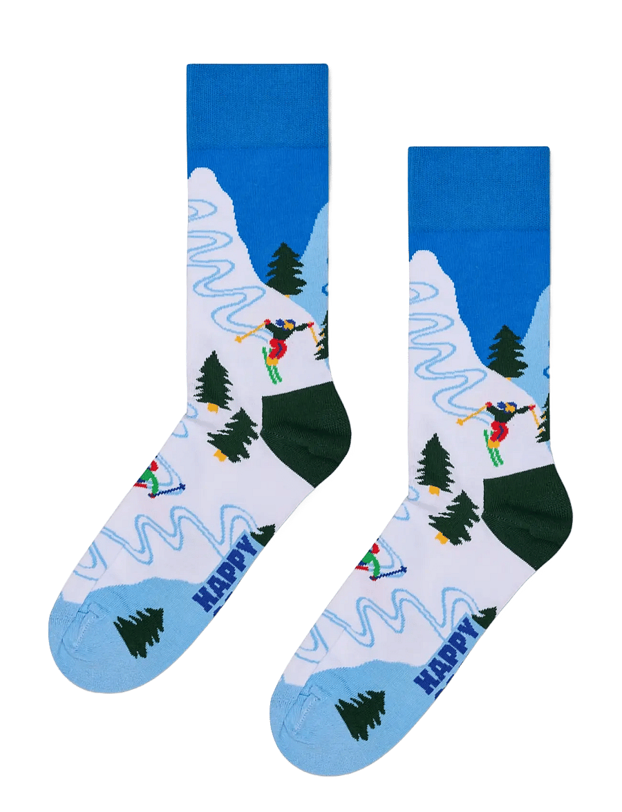 Happy Socks - 2-Pack Winter Sports Socks Gift Set - vanliga strumpor - white - 3