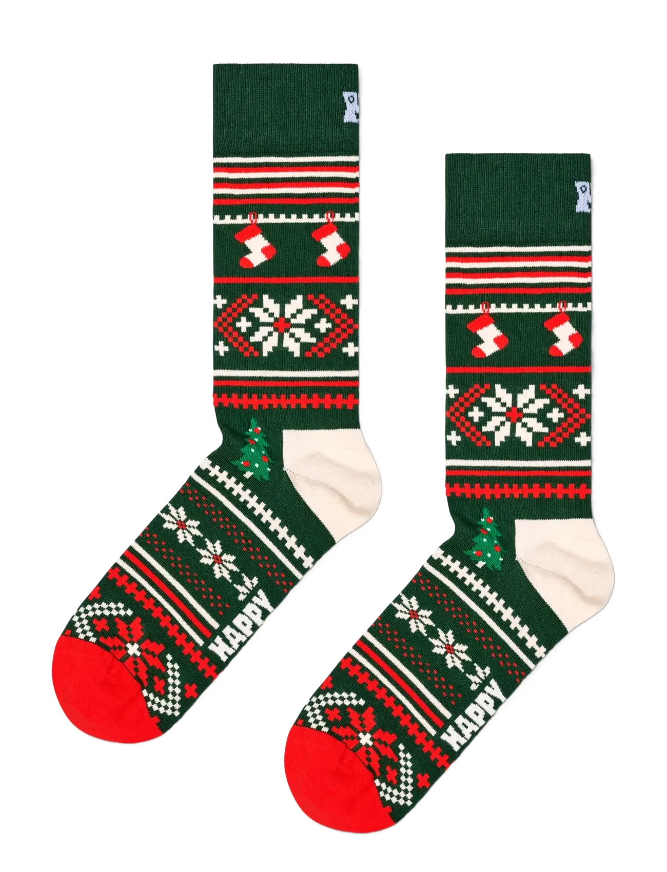 Happy Socks - 2-Pack Knit And Bow Socks Gift Set - madalaimad hinnad - dark green - 3
