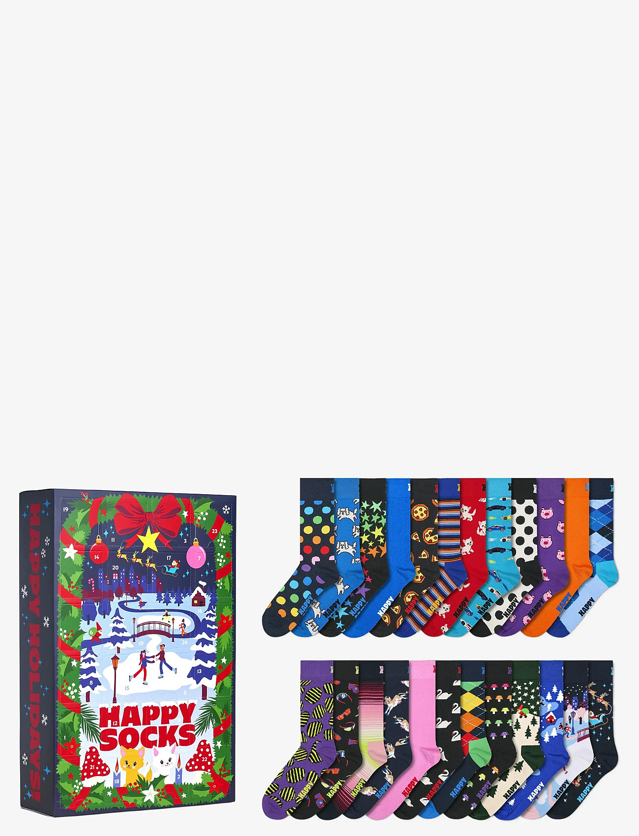 Happy Socks - 24-Pack Advent Calendar Gift Set - navy - 0