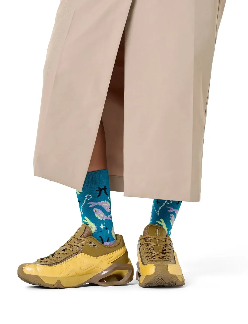 Happy Socks - Pisces Sock - vanliga strumpor - navy - 0