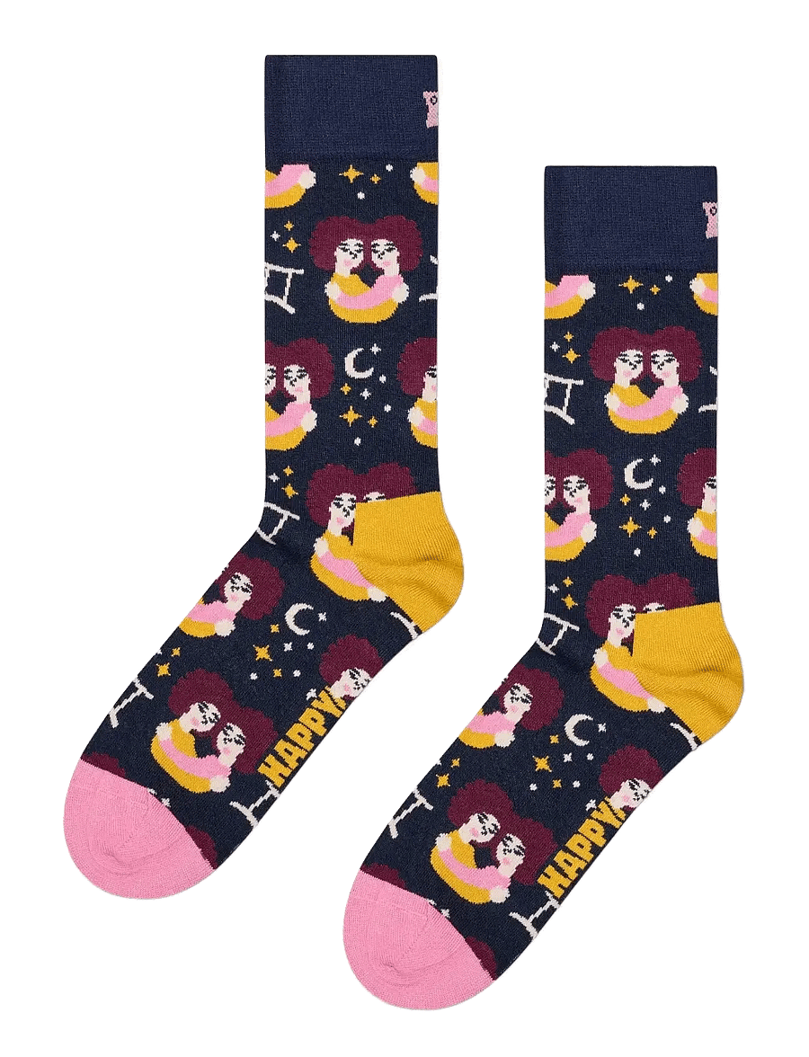 Happy Socks - Gemini Sock - klasiskās zeķes - navy - 1
