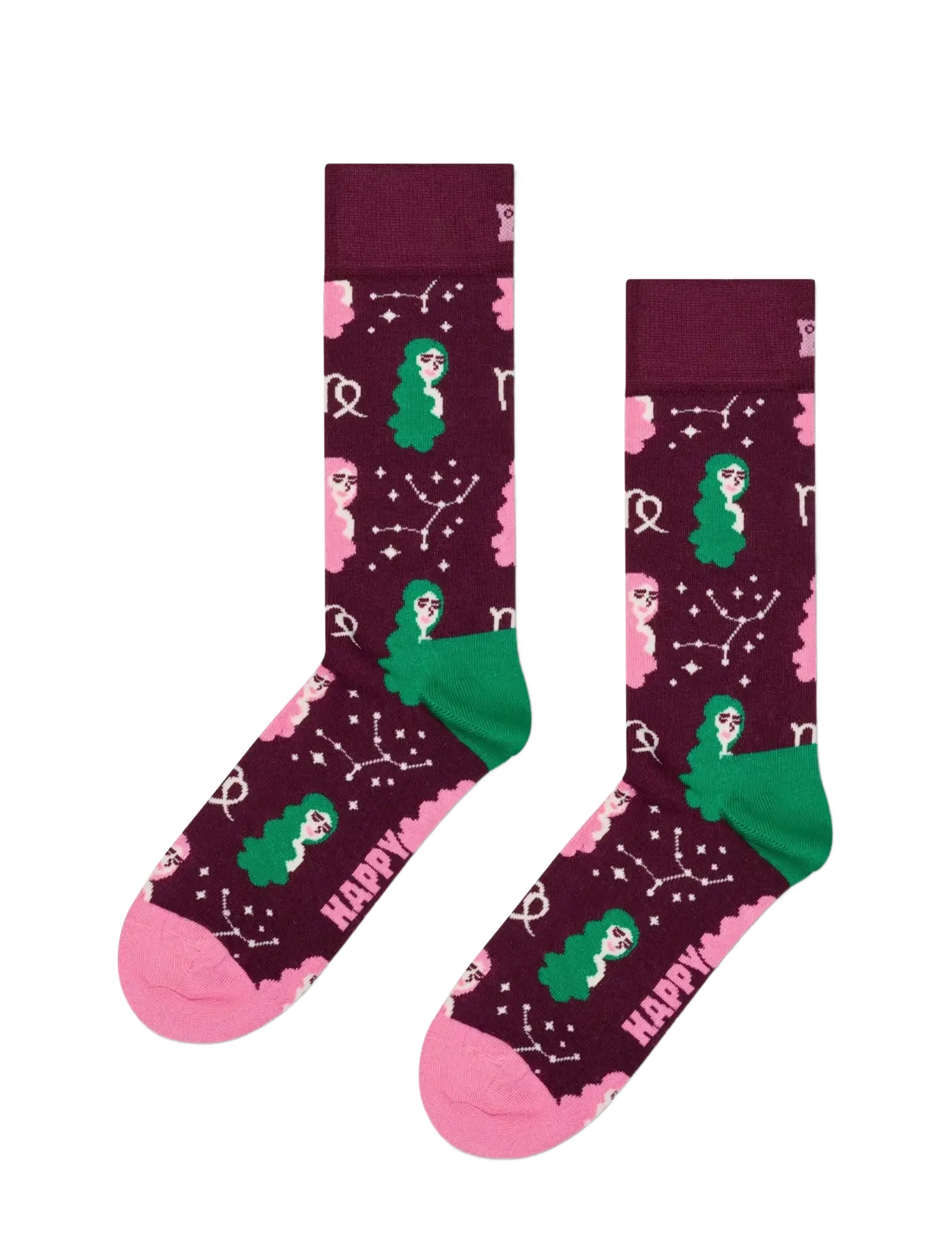 HAPPY Socken Virgo Socke Burgundy - 41-46 - Damen