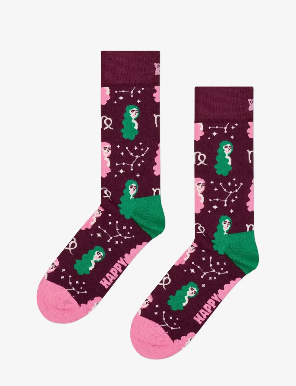 Happy Socks - Virgo Sock - sokker - dark red - 1