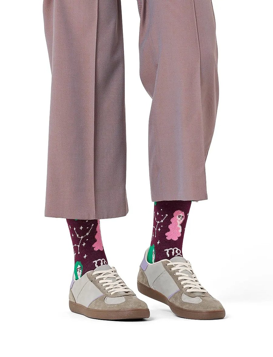 Happy Socks - Virgo Sock - tennissocken - dark red - 0