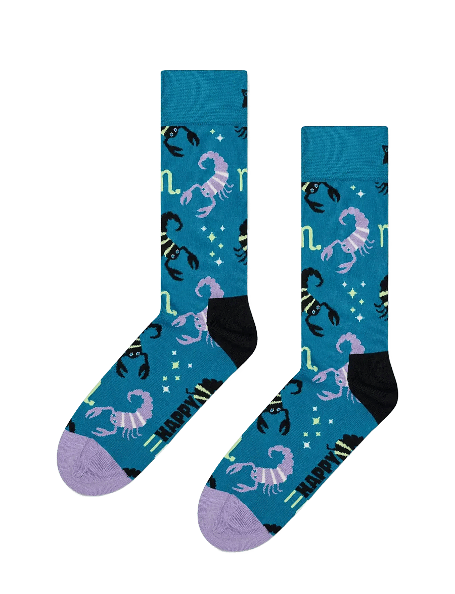 Happy Socks - Scorpio Sock - crew-socken - navy - 1