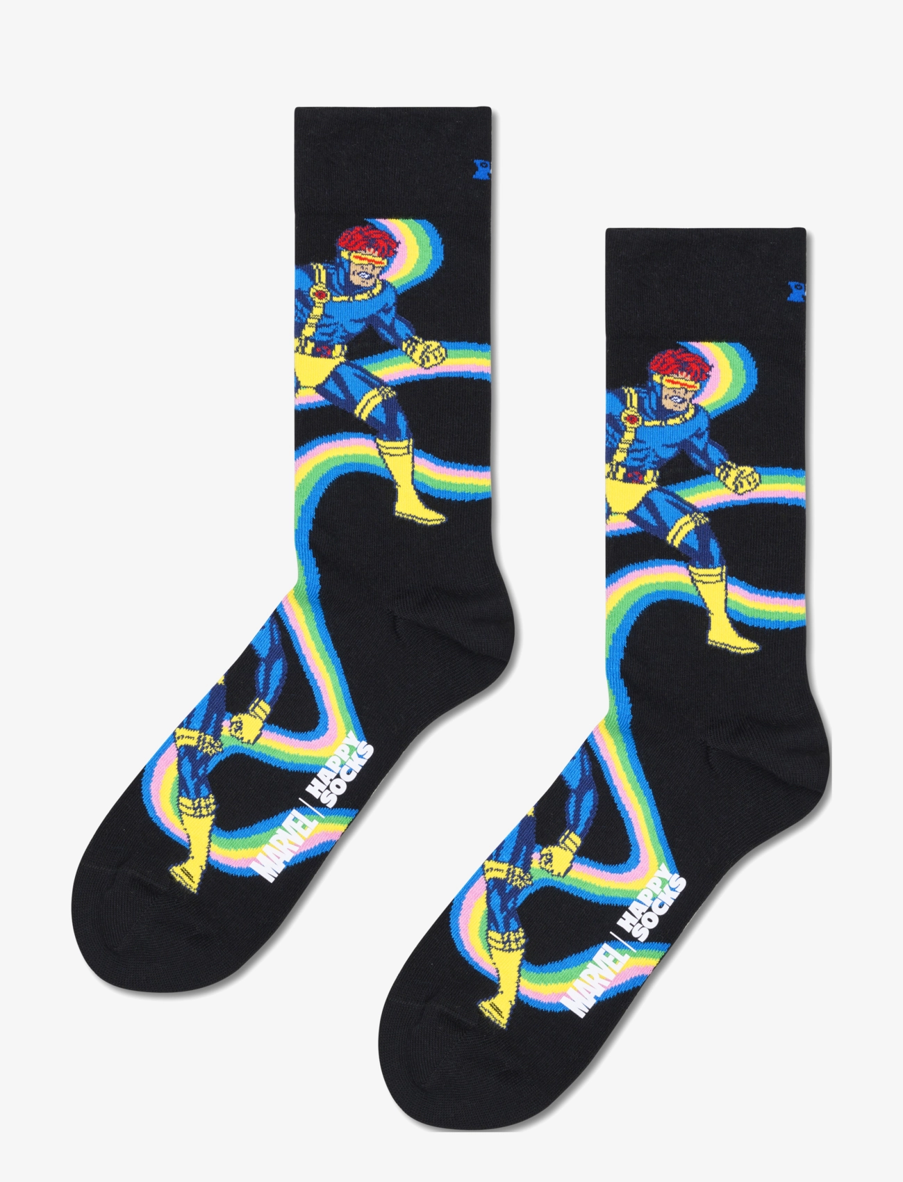 Happy Socks MARVEL™ X-Men Cyclops Sock - Fitness & Running - BLACK / black