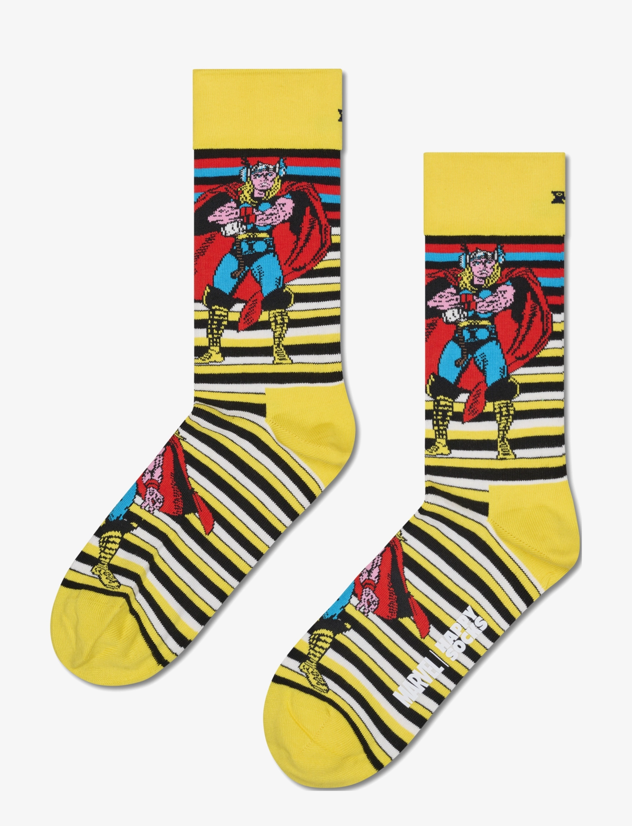 Happy Socks Marvel Avengers Thor Sock, 36-40, Yellow, Sokker > Almindelige Sokker, Herre