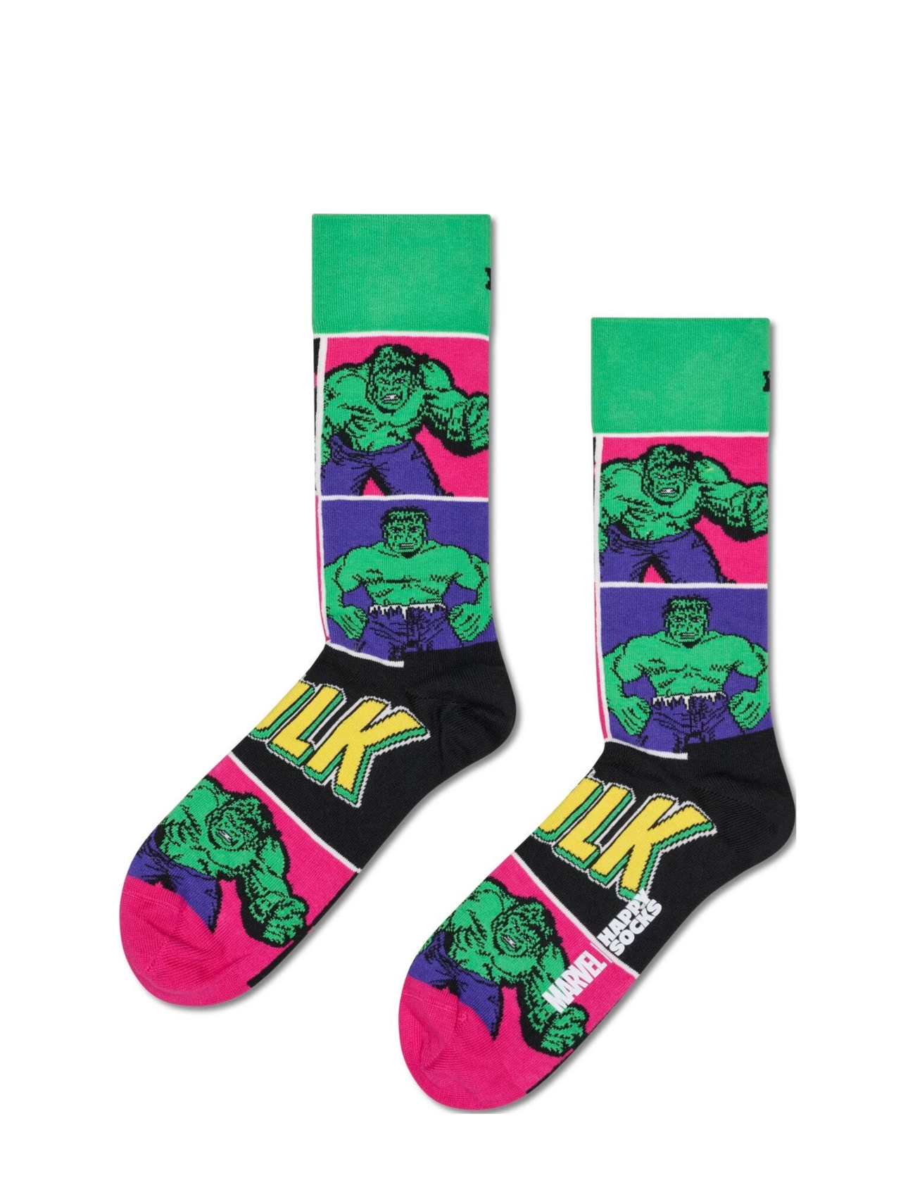 Happy Socks - MARVEL™ Avengers 3-Pack Socks Gift Set - laveste priser - green - 5