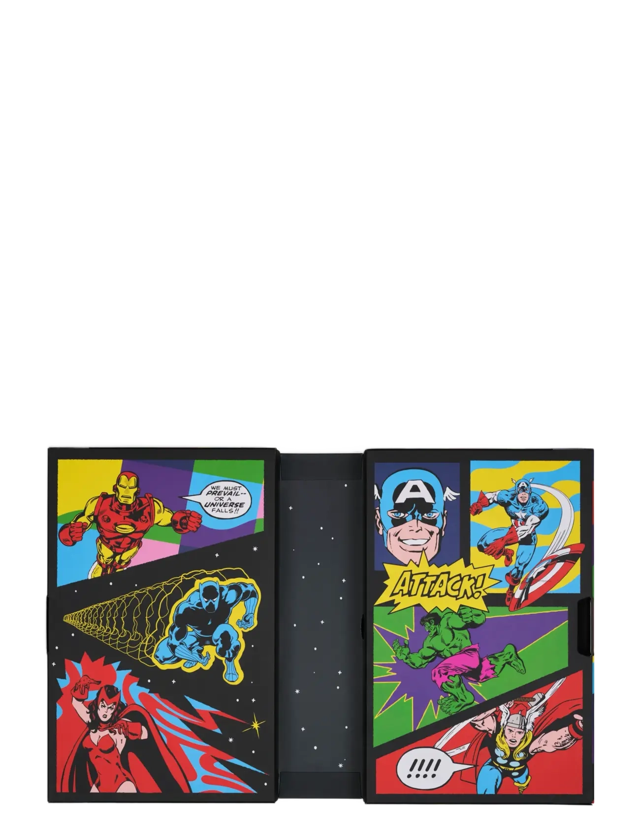 Happy Socks - MARVEL™ Avengers 6-Pack Socks Gift Set - Įprasto ilgio kojinės - black - 2