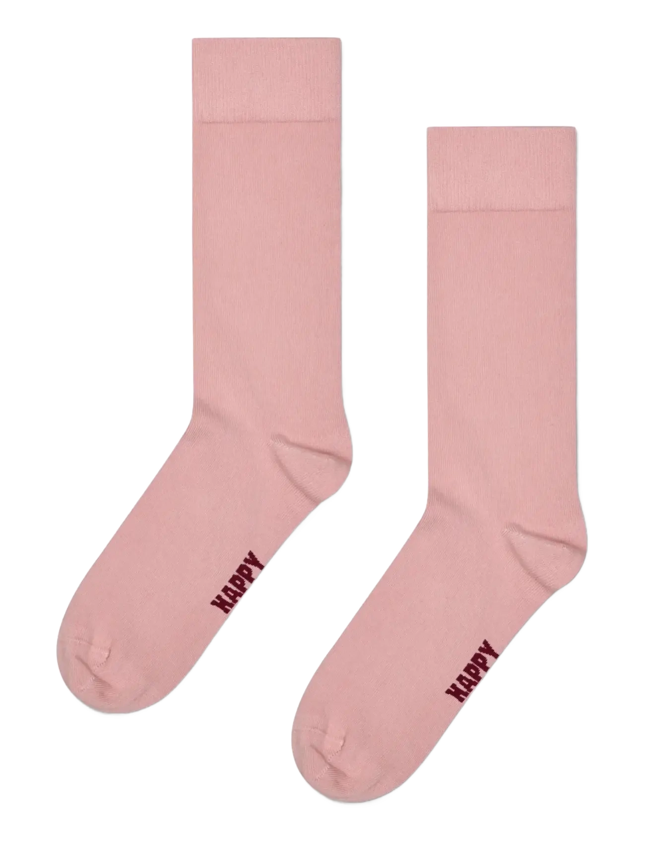 Happy Socks Pink Natural Dye Sock - Strumpor - PINK / pink/rose