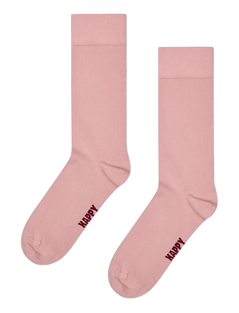 Happy Socks - Pink Natural Dye Sock - crew-socken - pink - 1