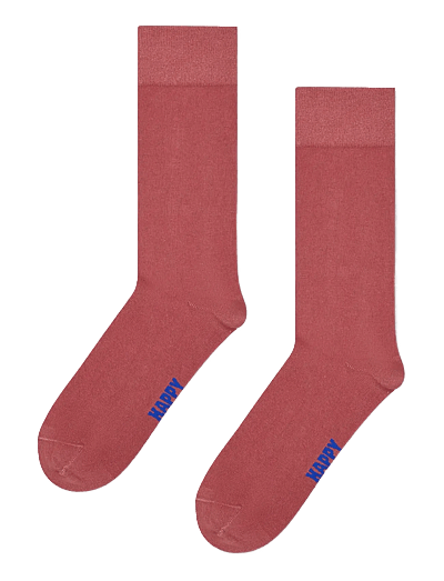Red Natural Dye Sock - Sokker