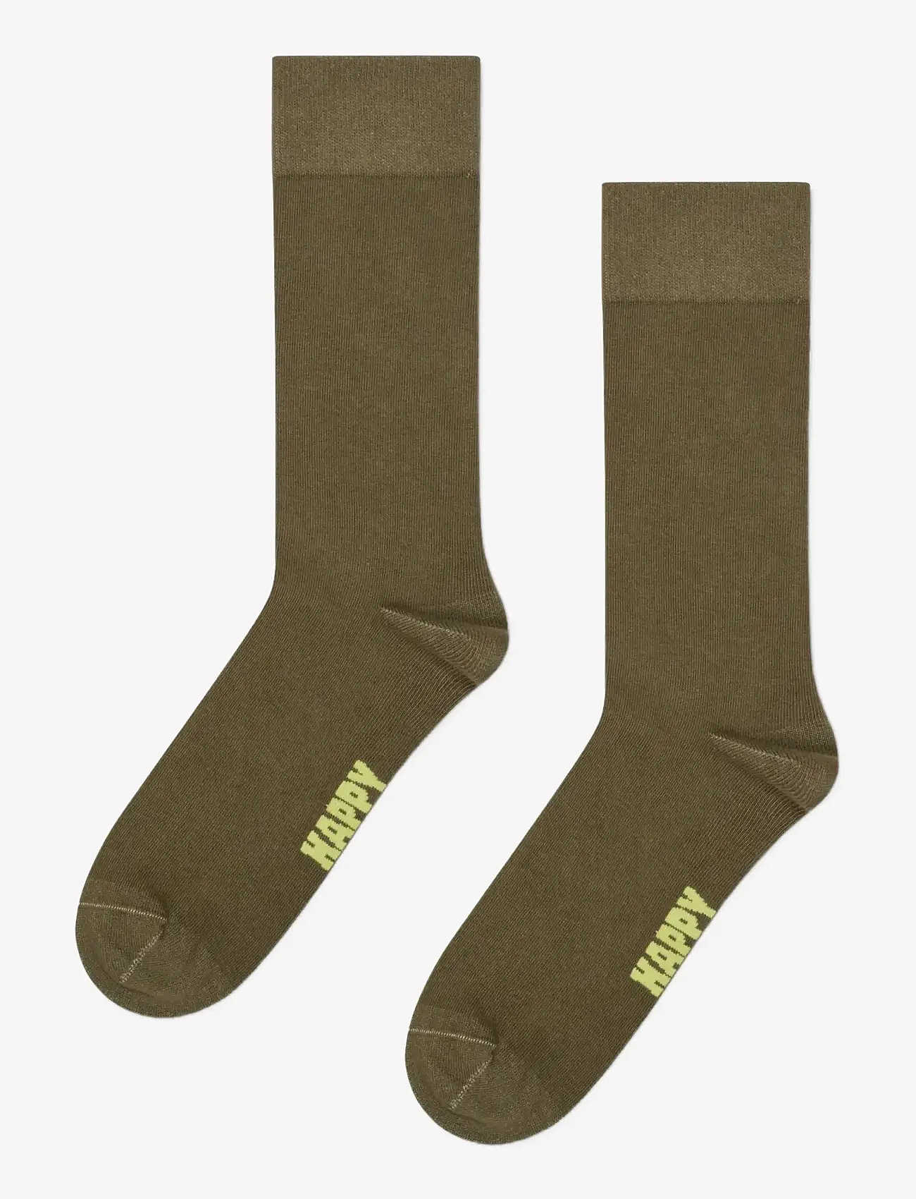 Happy Socks - Brown Natural Dye Sock - crew socks - brown - 1