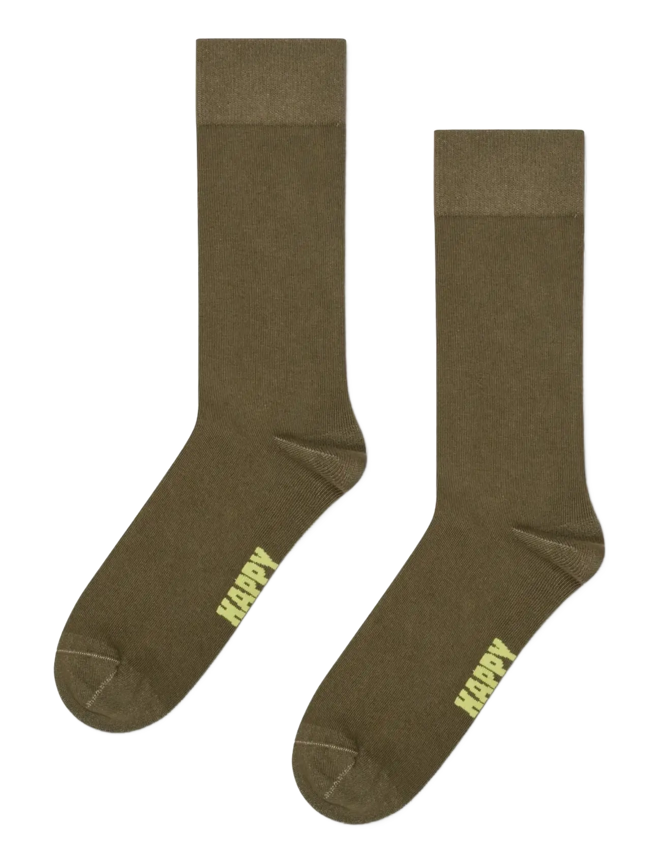 Happy Socks Brown Natural Dye Sock - Sokker - BROWN / brown