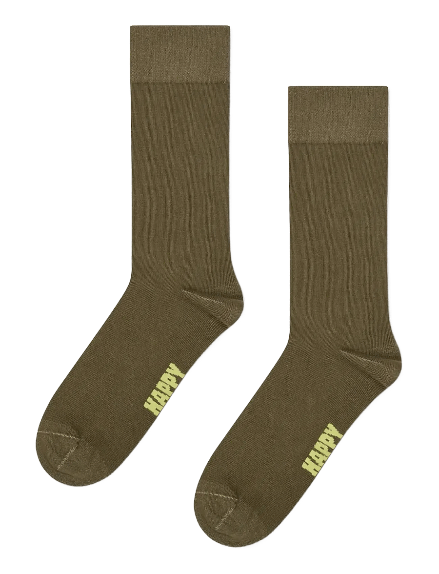 Happy Socks - Brown Natural Dye Sock - sokker - brown - 1