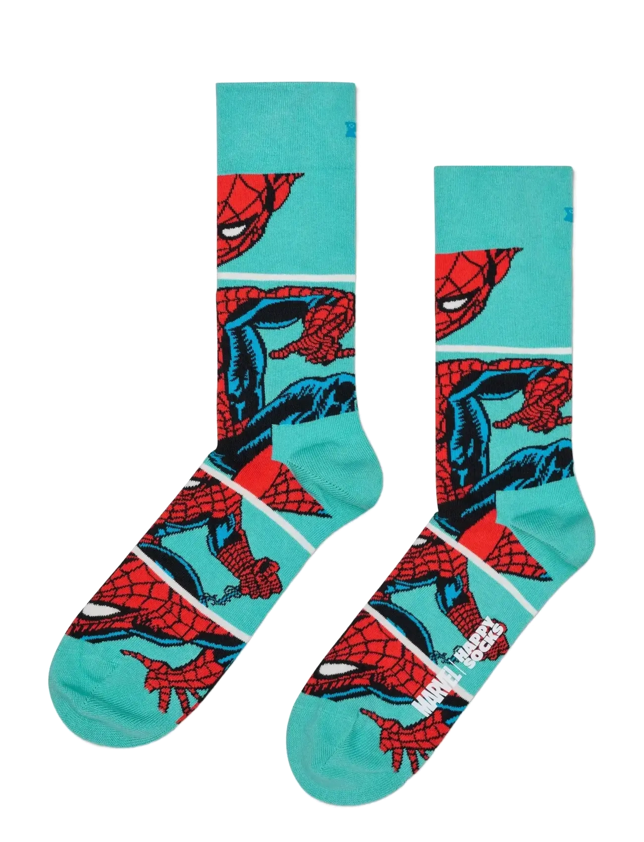 HAPPY Socken Marvel Spider-Man Web-Slinger Socke Blau - 36-40 - Herren