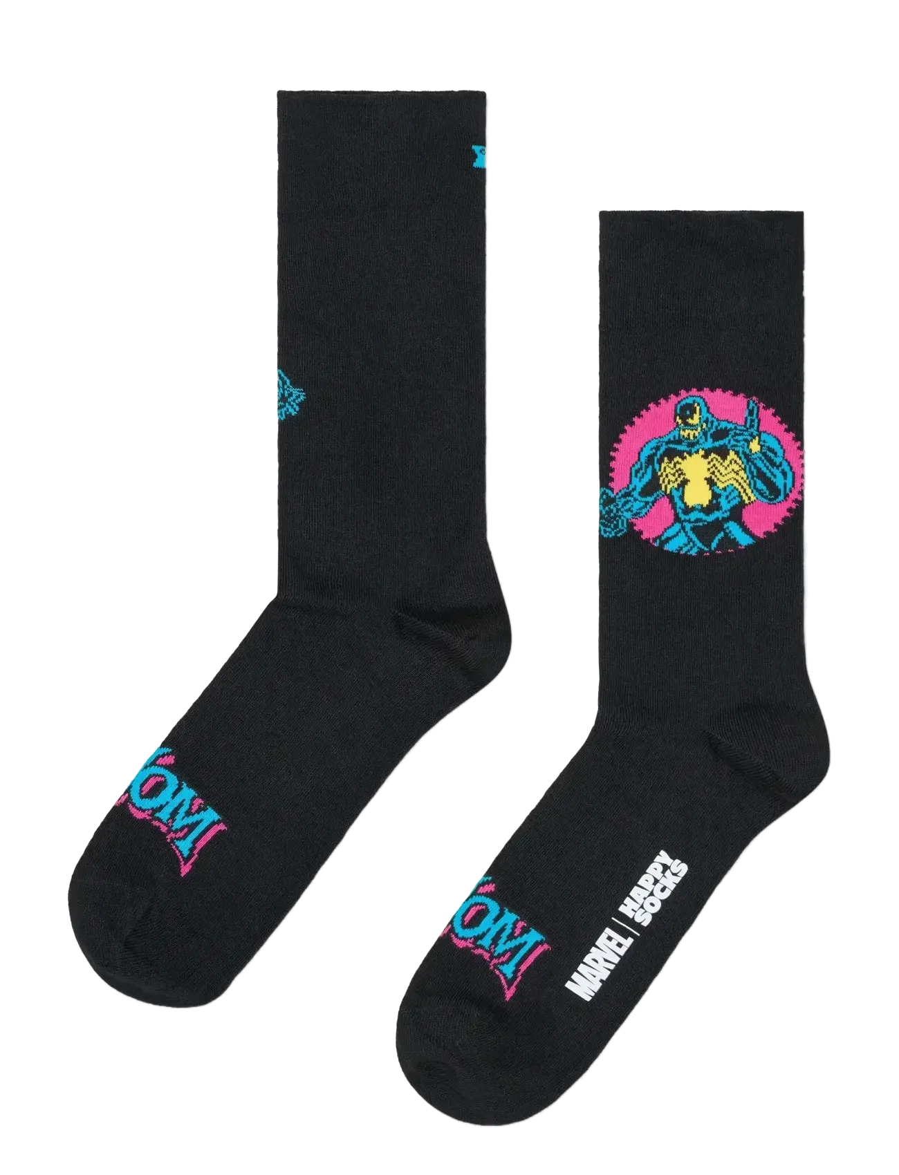 HAPPY Socken Marvel Spider-Man Archenemy Socke Schwarz - 41-46 - Herren