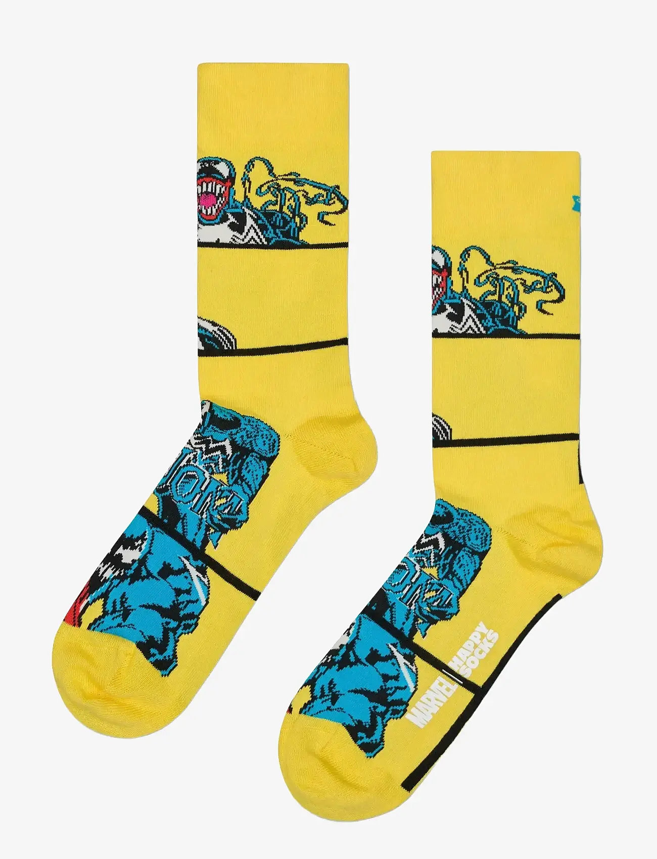 Happy Socks - MARVEL™ Spider-Man Symbiote Sock - crew-socken - yellow - 1