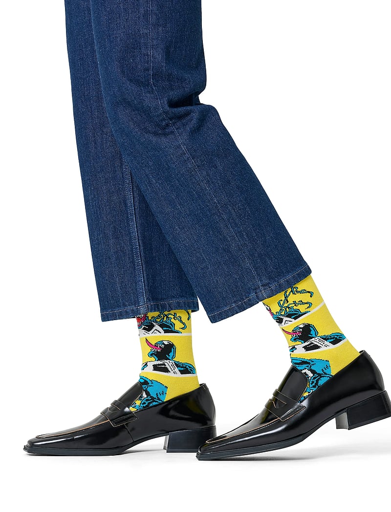 Happy Socks - MARVEL™ Spider-Man Symbiote Sock - crew-socken - yellow - 0