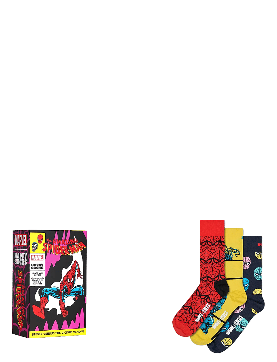 Happy Socks - MARVEL™ Spider-Man 3-Pack Socks Gift Set - sokker - purple - 1