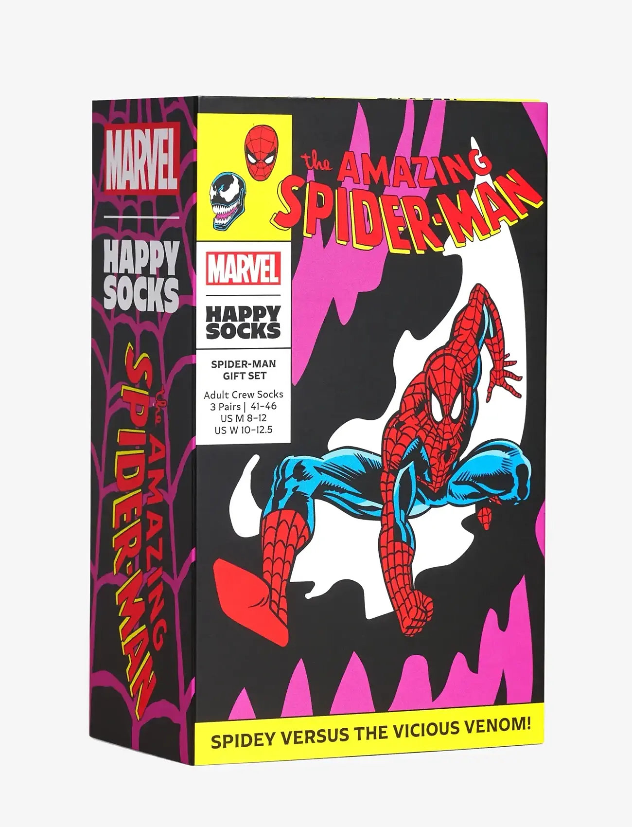Happy Socks - MARVEL™ Spider-Man 3-Pack Socks Gift Set - madalaimad hinnad - purple - 4