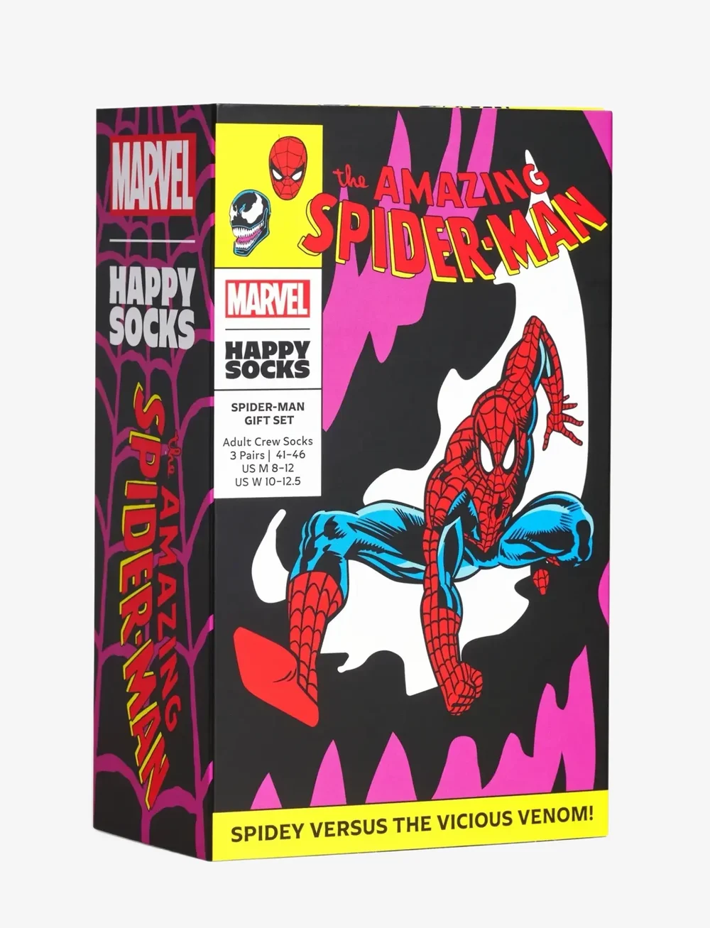 Happy Socks - MARVEL™ Spider-Man 3-Pack Socks Gift Set - treningssokker - purple - 5