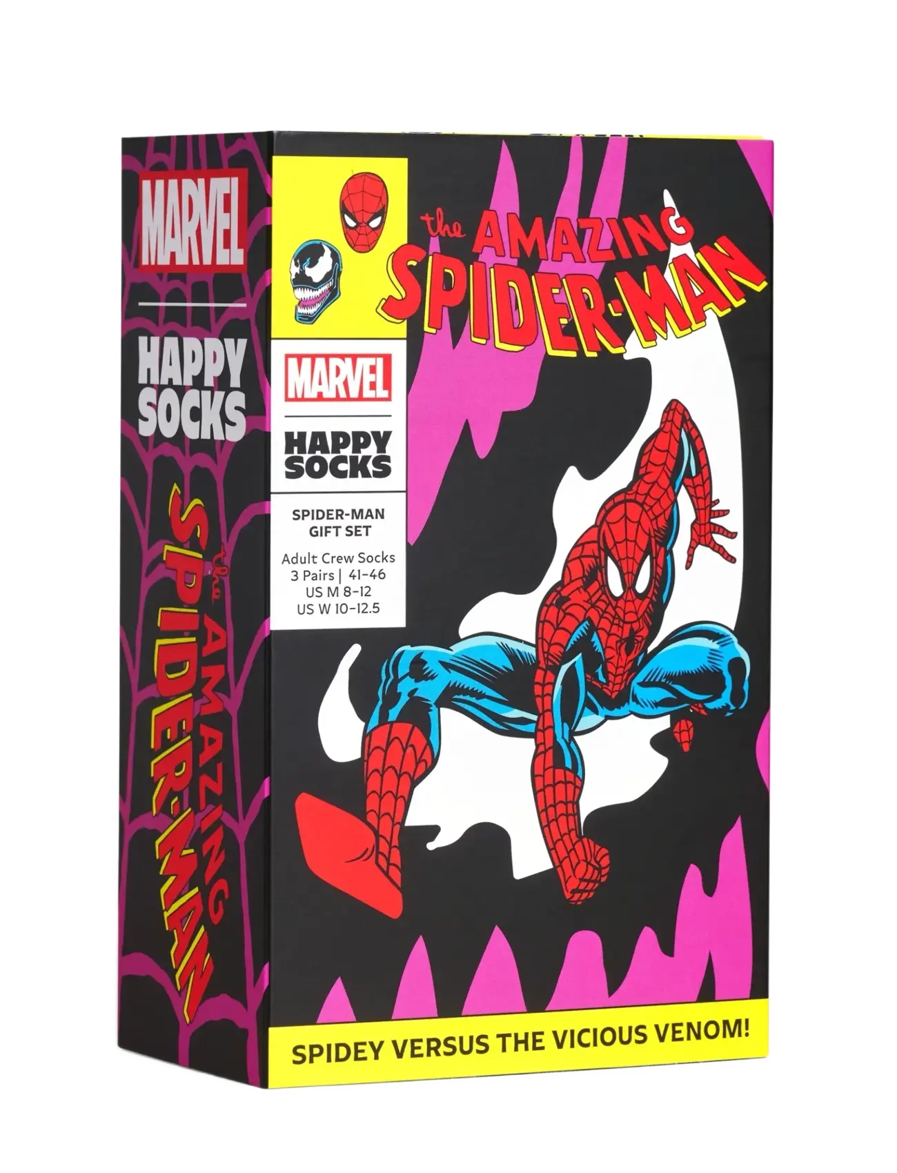 Happy Socks - MARVEL™ Spider-Man 3-Pack Socks Gift Set - najniższe ceny - purple - 5