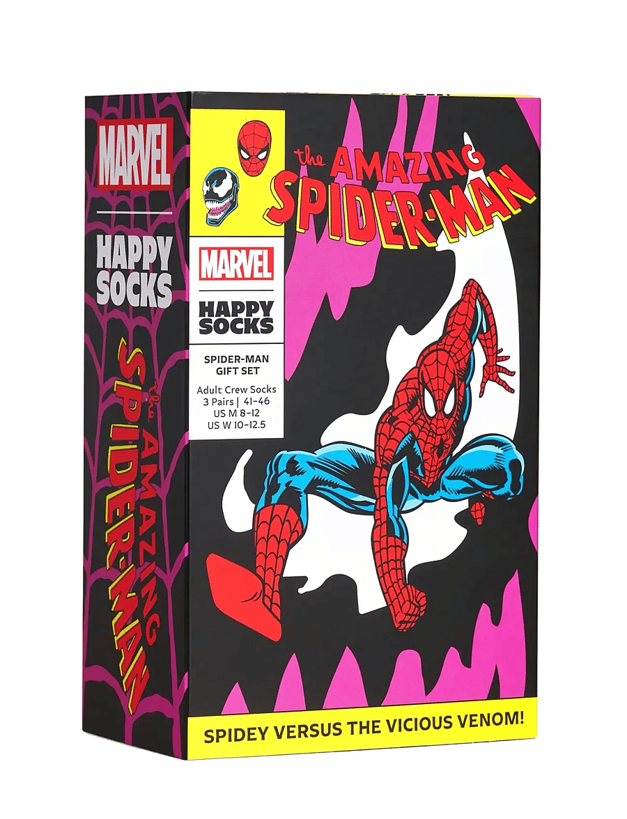 Happy Socks - MARVEL™ Spider-Man 3-Pack Socks Gift Set - sokker - purple - 5