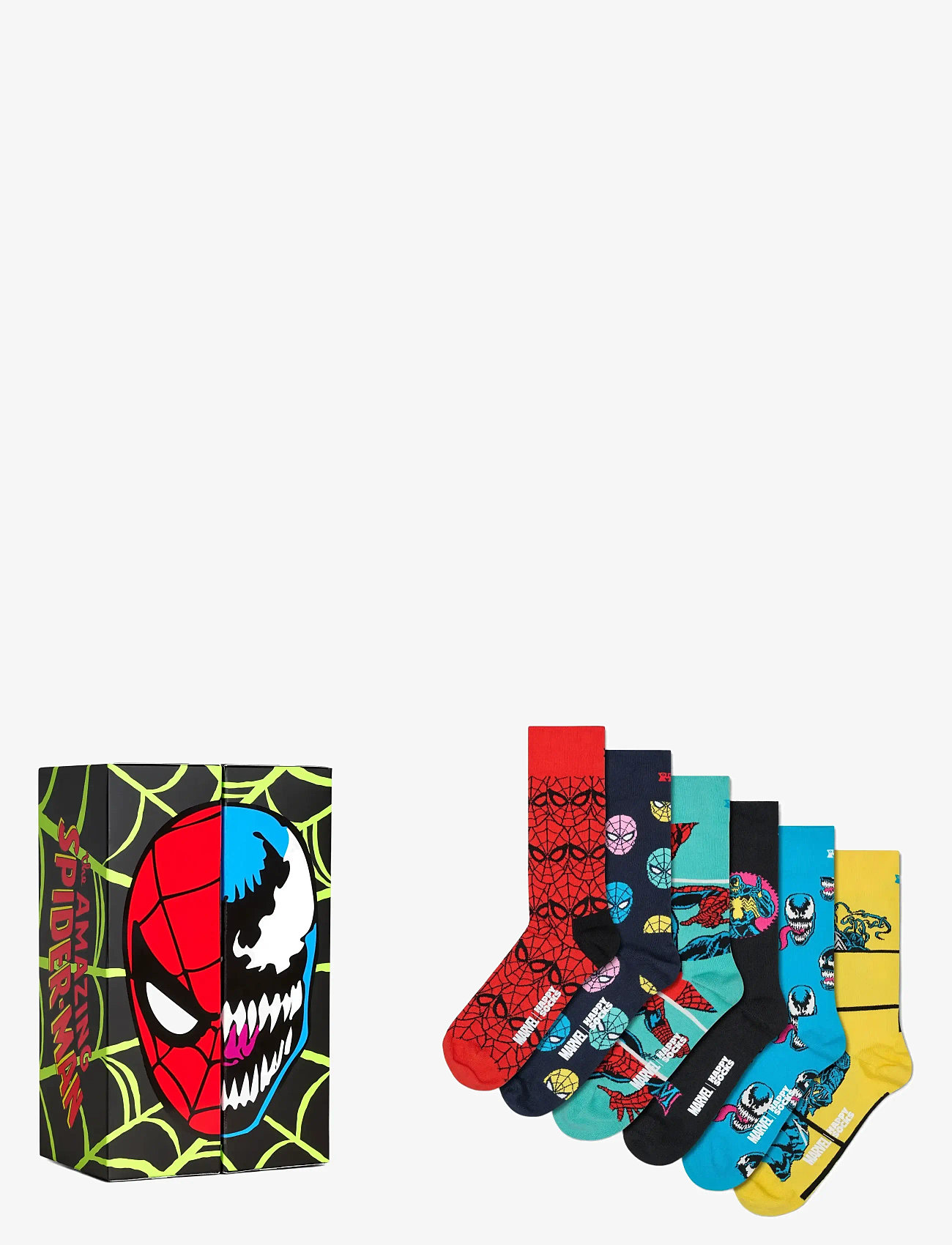 Happy Socks - MARVEL™ Spider-Man 6-Pack Socks Gift Set - sokker - black - 1