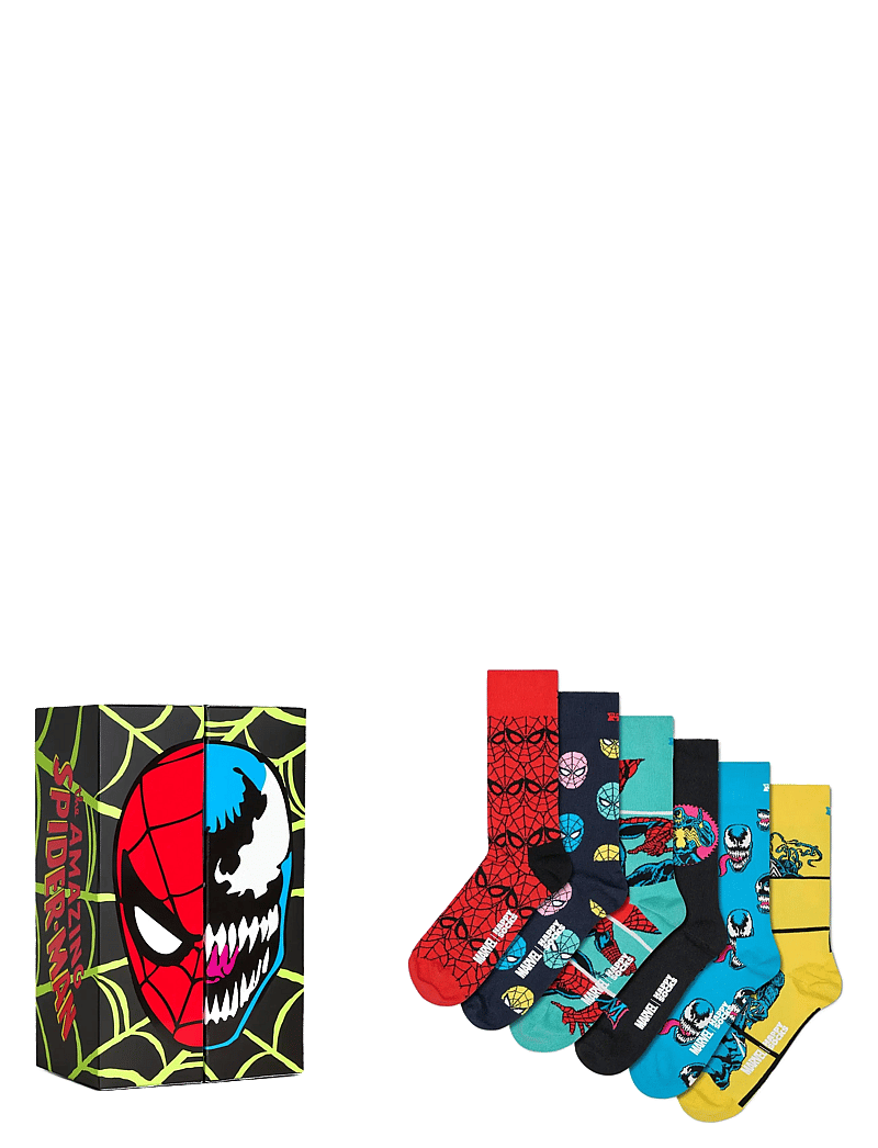 Happy Socks - MARVEL™ Spider-Man 6-Pack Socks Gift Set - sokker - black - 1