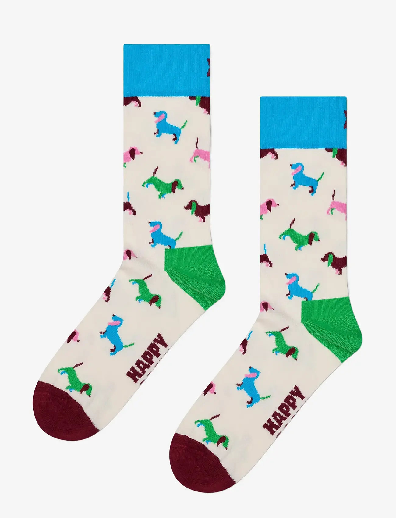 Happy Socks - Puppy Love Sock - sokker - white - 1