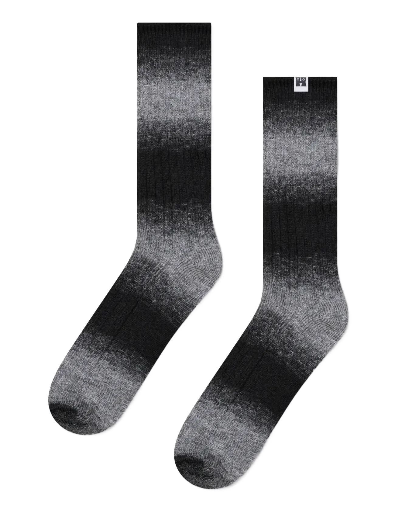 Happy Socks Gradient Sock - Fitness & Running - GREY / grey