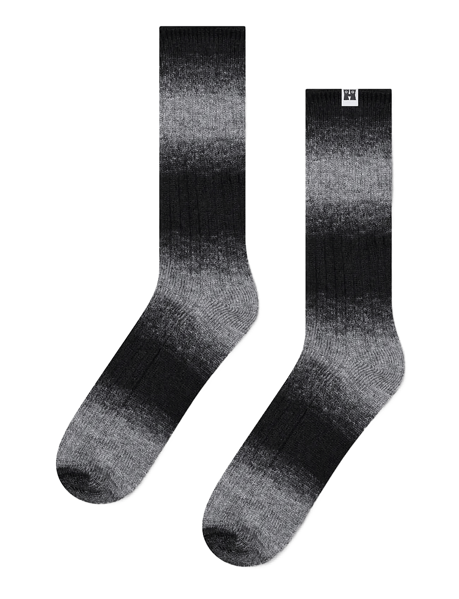 Happy Socks - Gradient Sock - crew-socken - grey - 1