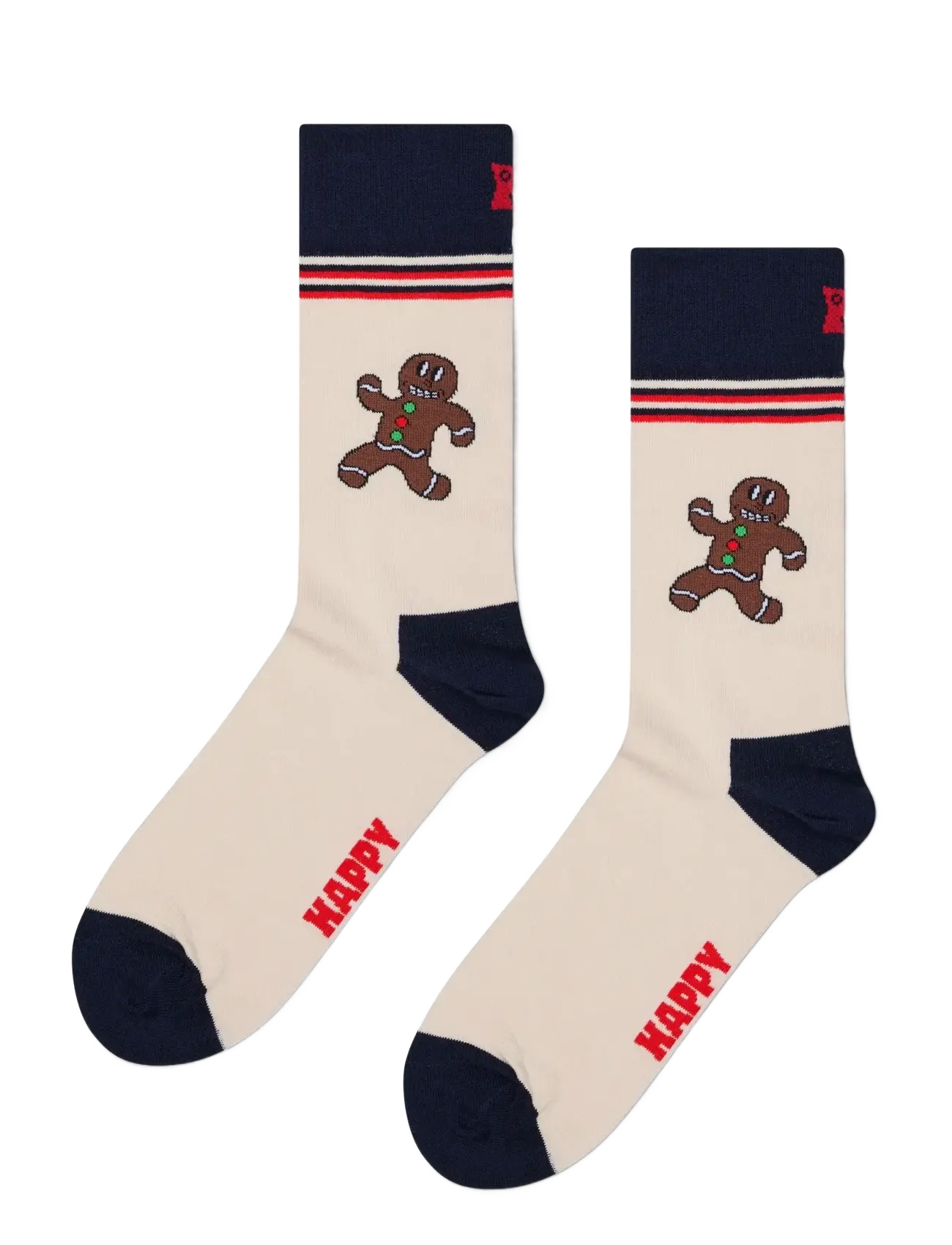 Happy Socks Happy Gingerbread Sock - Sokid - BEIGE / beige