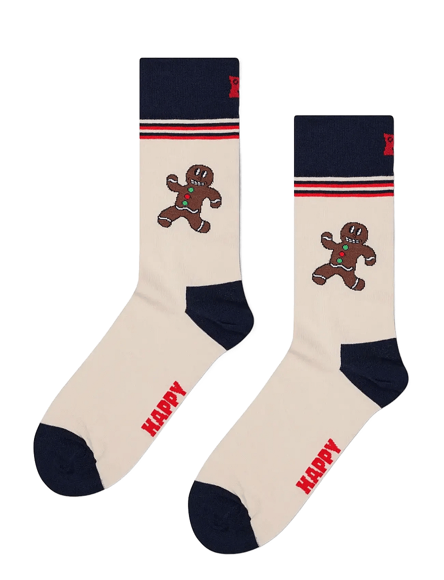 Happy Socks - Happy Gingerbread Sock - klassikalised sokid - beige - 1