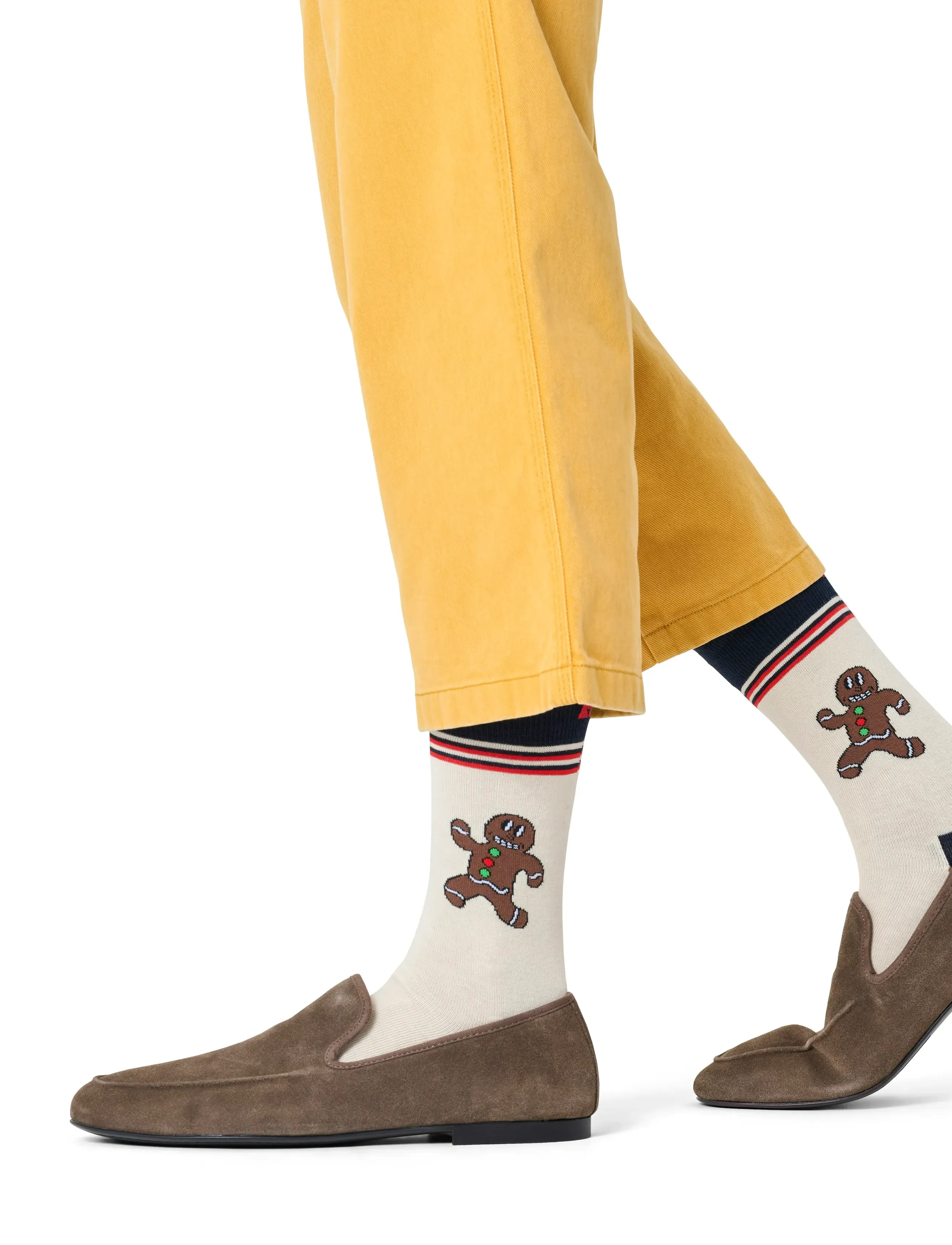 Happy Socks - Happy Gingerbread Sock - klassikalised sokid - beige - 0