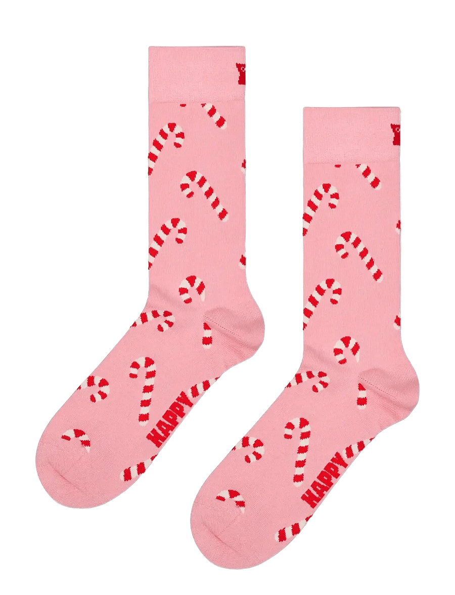 Happy Socks - Candy Cane Sock - regular socks - light pink - 1