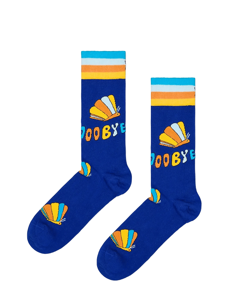 Happy Socks - The Beatles Hello Goodbye Sock - chaussettes crew - blue - 1