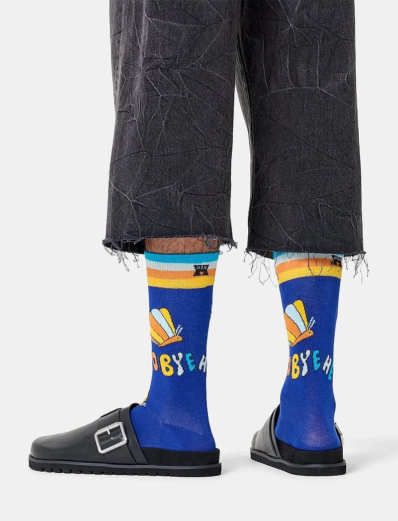 Happy Socks - The Beatles Hello Goodbye Sock - chaussettes crew - blue - 0