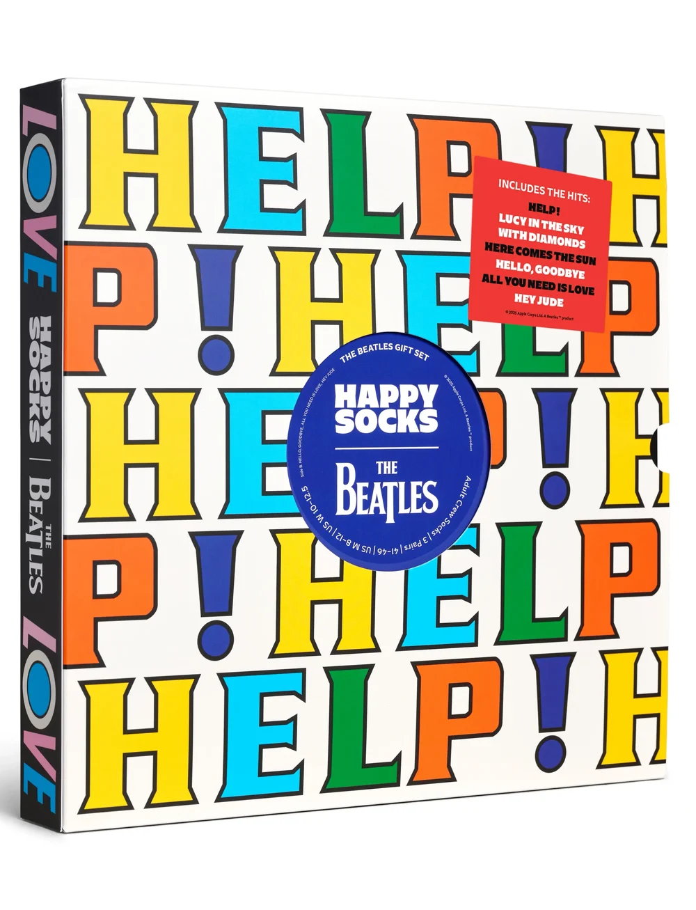 Happy Socks - The Beatles 6-Pack Socks Gift Set - crew-socken - black - 0