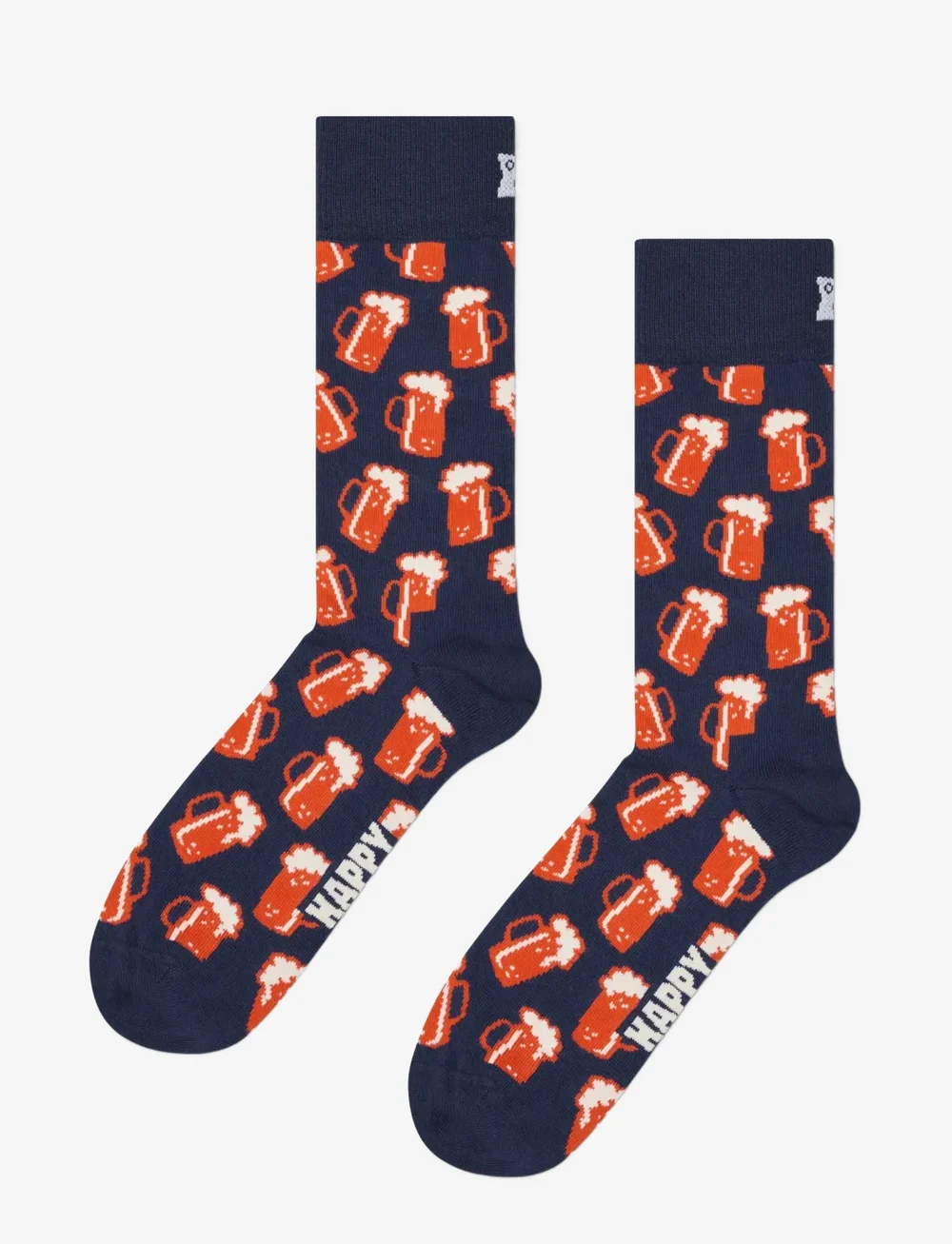 Happy Socks - Beer Sock - crew-socken - navy - 1